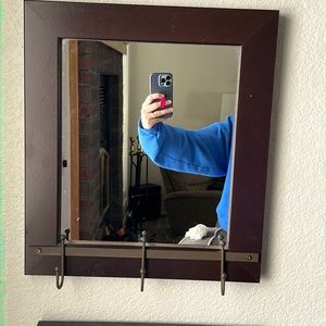 Wall Hanging Mirror with hooks